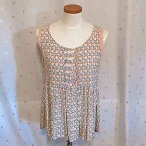 Lauren Conrad sleeveless blouse Size Medium